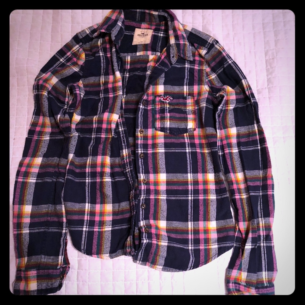 Hollister long Sleeve Plaid Shirt